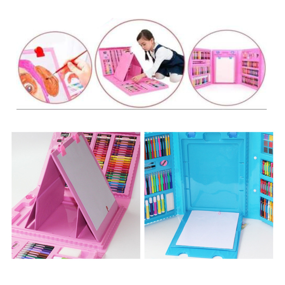 Set De Arte Maleta Para Niños 208 Piezas